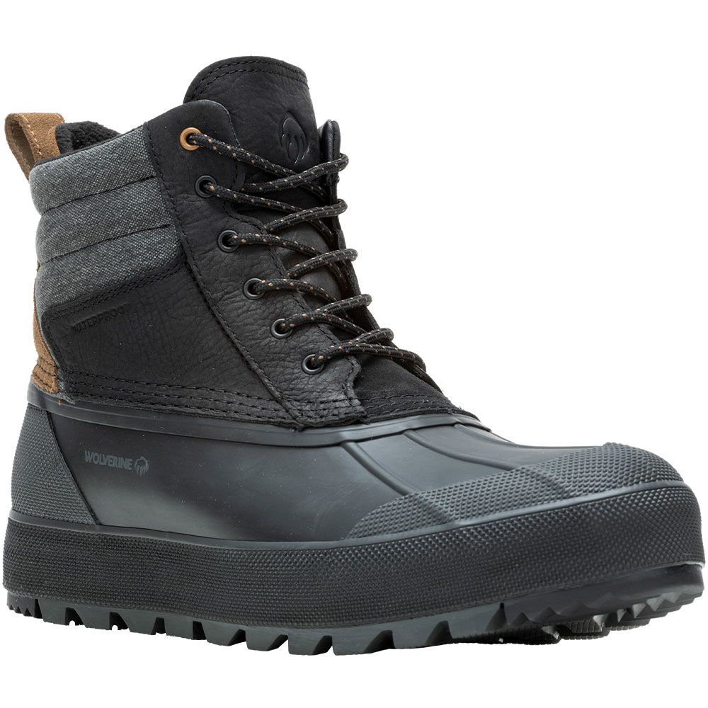 Wolverine 880514 Torrent Trek Wp Rubber Boots - Mens Black