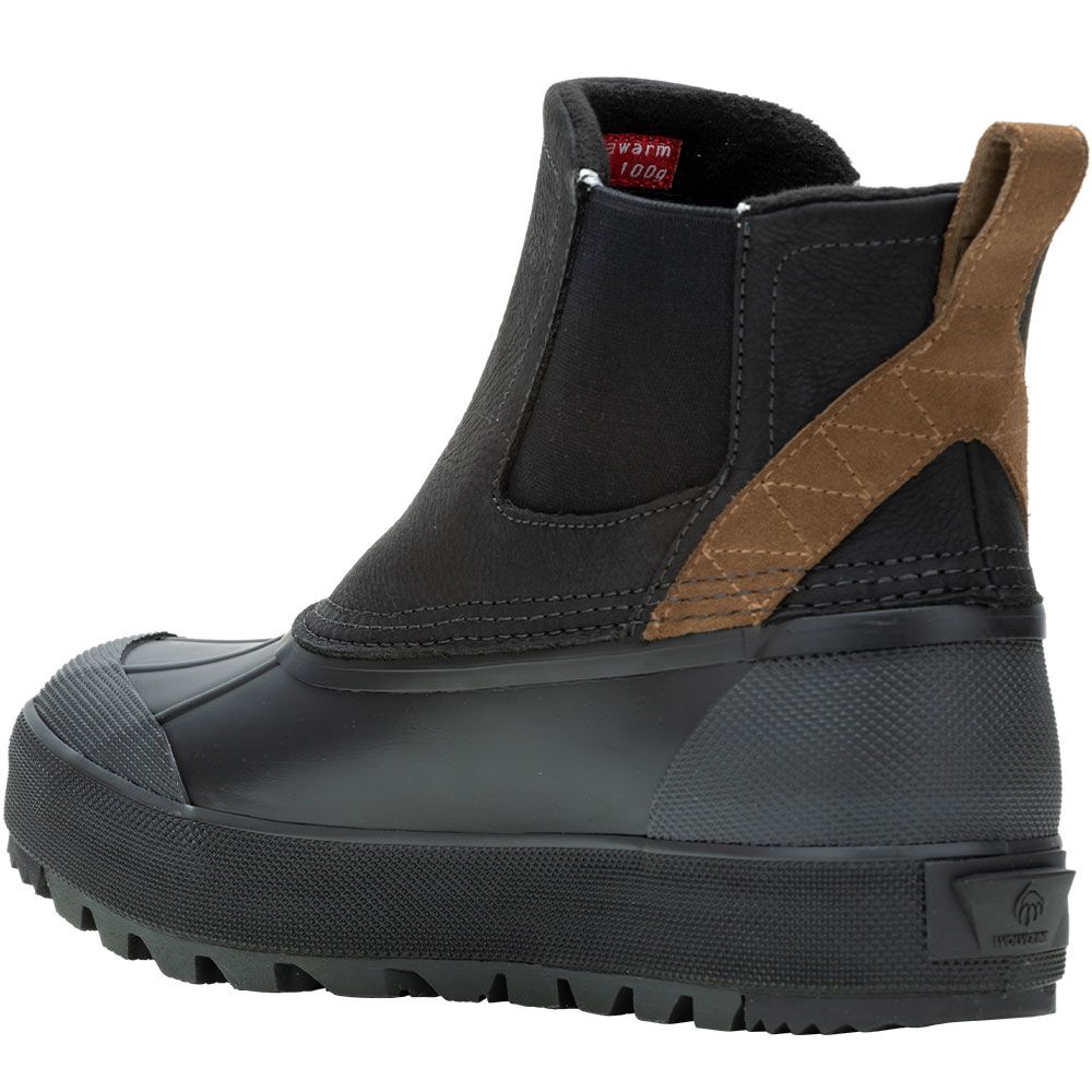 Wolverine 880521 Torrent Trk Wp Rubber Boots - Mens Black Back View