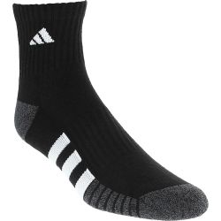 Adidas Cushioned 3 Stripe Mens 3pk Quarter Socks - Alt Name