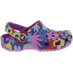 Crocs Classic Printed Floral Clog Sandals - Girls - Alt Name