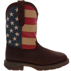 Durango Rebel American Flag Mens Safety Toe Work Boots - Alt Name