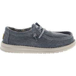 Hey Dude Wally Youth Blue Dress Casual Shoes - Alt Name