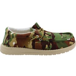 Hey Dude Wally Ripstop Yth Slip On Shoes - Boys - Alt Name