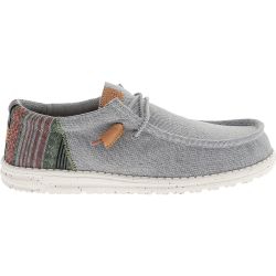 Hey Dude Wally Funk Baja Grey Casual Shoes - Mens - Alt Name