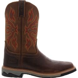 Justin Bolt Waxy Brown Non-Safety Toe Work Boots - Mens - Alt Name