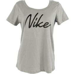 Nike DriFit Tee Scoop Logo Shirt - Womens - Alt Name