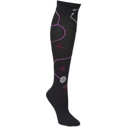 Nurse Mates Stethoscope Wrap Compression Socks - Alt Name