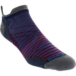 Smartwool Run Zero Cushion Low Pattern Ankle Socks - Alt Name