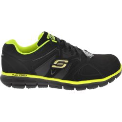 Skechers Work Synergy Ekron 77068 Mens Alloy Toe Work Shoes - Alt Name