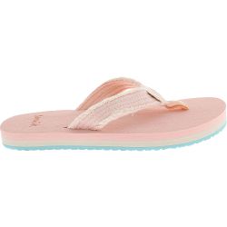 Sanuk Fraidy Stacker Girls Flip Flop Sandals - Alt Name