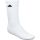 Adidas Mens 6 Pk Crew Socks - White