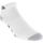 Adidas Cushioned 3 Stripe Mens 3pk Lo Cut Socks - White Grey