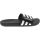 Adidas Adilette Comfort Adjustable Mens Slide Sandals - Black White
