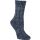 Birkenstock Cotton Twist Socks - Womens - Navy