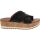 BareTraps Holly Platform Wedge Womens Sandals - Black Natural