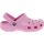 Crocs Classic Glitter Clog 2 Youth Girls Water Sandals - Flamingo
