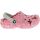 Crocs Classic Lined Disco Dancy Party Girls Clogs - Taffy Pink