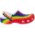 Crocs Classic Rainbow Dye Water Sandals - Mens - Rainbow