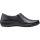 Clarks Cora Giny Slip on Casual Shoes - Womens - Black Tumbled Smooth