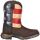 Durango Lil Rebel Big Kids Flag Western Boots - Brown Union Flag