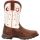 Durango Maverick DRD0418 Womens Safety Toe Work Boots - Sable Brown White