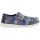 Hey Dude Wally Galaxy Yth Slip On Dress Shoes - Boys - Blue Multi