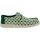 Hey Dude Wally Luck Casual Shoes - Mens - White Green Luck