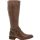 Born Saddler Tall Wide Shaft Dress Boots - Womens - Chocolate