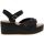 Born Marchelle Wedge Sandals - Womens - Black