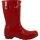 Hunter Original Short Gloss Rain Boots - Womens - Red