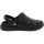 Joybees Varsity Lined Clog Unisex Sandals - Black