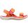 KEEN Elle Big Kids Outdoor Sandals - Boys | Girls - Tangerine Cayenne