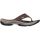 KEEN Kona Leather Flip Flops - Mens - Java Dark Earth