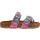 Kensie Girl 2 Buckle Thong Footbed Girls Sandals - Multi