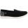 Minnetonka Discover Slip on Casual Shoes - Womens - Black