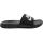 Nike Benassi JDI Slide Sandals - Womens - Black White Diamond