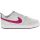 Nike Court Borough Low 2 Basketball - Boys | Girls - White Platinum Pink