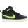 Nike Court Borough Mid 2 Basketball - Boys | Girls - Obsidian Lime Blast