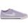 Nike Court Legacy Canvas Skate Shoes - Womens - Pure Violet White Black