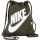 Nike Heritage Drawstring Bag - Dark Green White