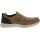 Nunn Bush Conway Canvas Moc Toe Slip On Casual Shoes - Mens - Khaki