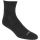 Pro Feet 6 Pack Quarter Socks - Mens - Black