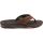 Reef Leather Fanning Flip Flops - Mens - Bronze