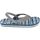 Reef Ahi Flip Flop Sandals - Boys | Girls - Blue Grey Waves