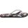 Roxy Tahiti 7 Flip Flops - Womens - Black Pink Floral