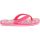 Roxy Vista Loreto Girls Flip Flop Sandals - White Crazy Pink Orange