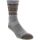 Smartwool Hike Light Cushion Spiked Stripe Mens Socks - Gray