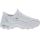 Skechers Slip Ins Dlites New Scene Lifestyle Shoes - Womens - White Silver