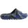 Skechers Hogan Aqua Spurt Boys Slide Sandals - Black Blue