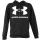 Under Armour Rival Big Logo Hoody Sweatshirt - Mens - Black White